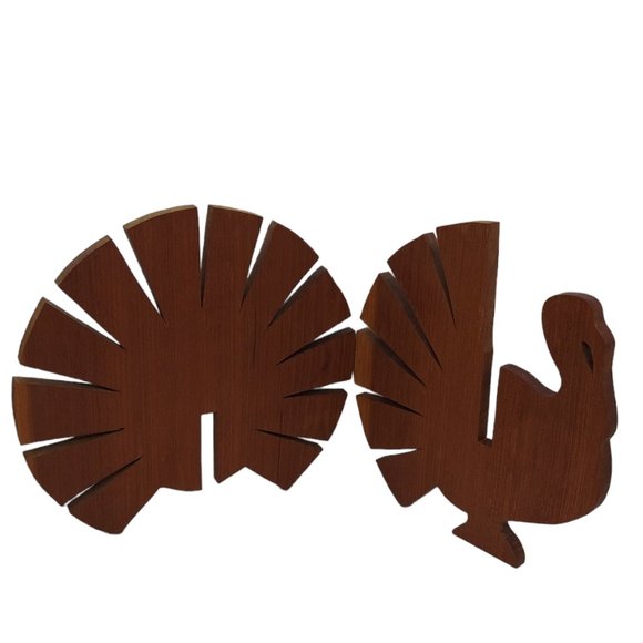 Wood Turkey Decor - Picture 8 of 10